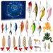 Fishing Advent Calendar 24 Days Countdown Fishing Lures Set Christmas Gift for Men and Boys. Available at Crazy Sales for $29.99