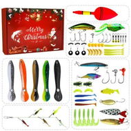 Detailed information about the product Fishing Advent Calendar,Fishing Christmas Countdown 24 Days,Fish Tackle Set,Christmas Surprise Fishing Bait Gift,Fishing Lures Set