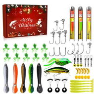 Detailed information about the product Fishing Advent Calendar,Fishing Christmas Countdown 24 Days,Fish Tackle Set,Christmas Surprise Fishing Bait Gift,Fishing Lures Set