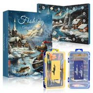 Detailed information about the product Fishing Advent Calendar,Fishing Lures Kit with Tackle Box Advent Calendar 2024 Xmas Gift for 24 Days Christmas Countdown