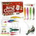 Fishing Advent Calendar,Fishing Tackle Advent Calendar,Fishing Lure Advent Calendar,24 Days Christmas Countdown Fish Tackle Set Red Box. Available at Crazy Sales for $19.99