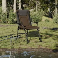 Detailed information about the product Fishing Chair with Armrest Foldable Taupe