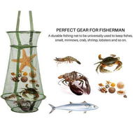 Detailed information about the product Fishing Net Mesh Fish Trap Collapsible Fish Cage