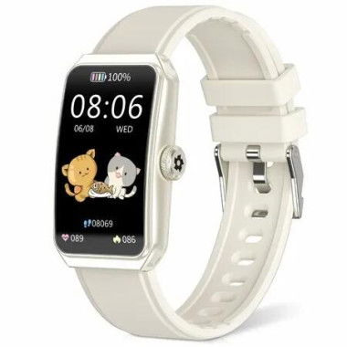 Fitness Tracker with 24/7,Sleep Monitor,103 Sports Modes Smart Watch Activity Trackers,IP68 Waterproof Step Counter Calories Pedometer (White)