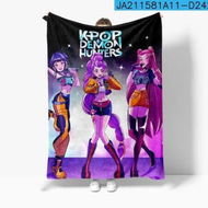 Detailed information about the product Flannel Blanket 100x130cm K-POP Demon Hunter Girls Print Warm Modern Nap Blanket Christmas Birthday Gift