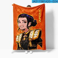 Detailed information about the product Flannel Blanket 180x220cm K-POP Demon Hunter Girls Print Warm Modern Nap Blanket Christmas Birthday Gift