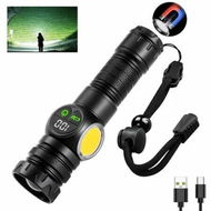 Detailed information about the product Flashlights High Lumens,Rechargeable Flashlights with COB Sidelight 3500 Lumen of Digital Power Display,Outdoors