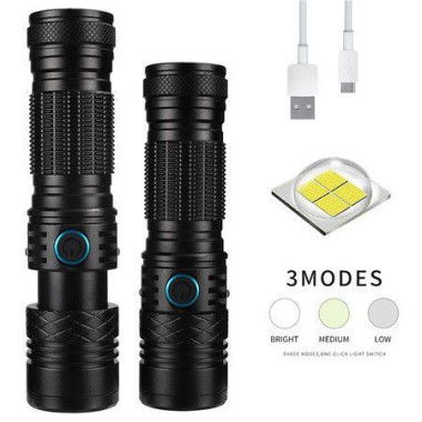 FlashlightsLed Tactical Flashlight With Rechargeable 18650 Batteries