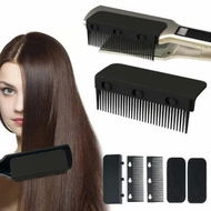 Detailed information about the product Flat Iron Comb Attachment Clip On,Flat Iron Hair Straightener Comb Attachment,Comb Attachment for Flat Iron,Professional or Home Use Compact Hair Styling Tool (Black)