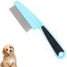Flea Comb with Rubber Handle, Flea and Tick Comb for Dogs and Cats, Fine Tooth Dog Comb for Grooming, Blue. Available at Crazy Sales for $7.95