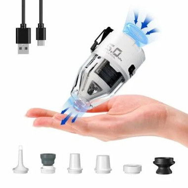 FLEXTAILGEAR Max Pump 3 Air Pump for Inflatables,5Kpa Portable Air Pump,500L/min Air Mattress Pump with Camping Light,Electric Pump