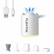 Detailed information about the product FLEXTAILGEAR Tiny Pump,Portable Air Pump USB Rechargeable Air Pump for Outdoor Adventures,Perfect for Sleeping Pads,Swim Rings,Air Pillows,Mattresses (White)