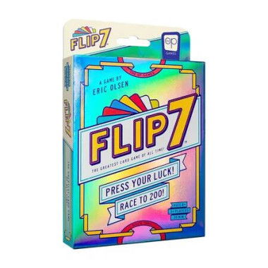 Flip 7, The Ultimate Blend of Press Your Luck and Strategy, Fast Paced Addictive Card Game for Game Nights, 3+ Players, Ages 8 and Up