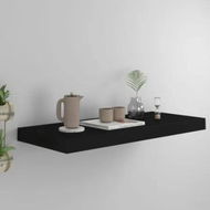 Detailed information about the product Floating Wall Shelf Black 60x23.5x3.8 cm MDF