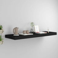 Detailed information about the product Floating Wall Shelf Black 80x23.5x3.8 cm MDF