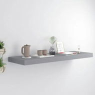 Detailed information about the product Floating Wall Shelf Grey 80x23.5x3.8 cm MDF