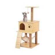 Detailed information about the product FLOOFI 130cm Wooden Cat Tree FI-CT-155-BJ