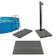 Detailed information about the product Floor Element For Solar Shower Pool Ladder WPC