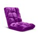 Floor Recliner Folding Lounge Sofa Futon Couch Folding Chair Cushion Purple. Available at Crazy Sales for $109.96
