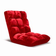 Detailed information about the product Floor Recliner Folding Lounge Sofa Futon Couch Folding Chair Cushion Red