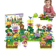 Detailed information about the product Flower Garden Building Blocks, Flower Garden Toys Building Blocks, Flower Garden Toys Building Blocks for Kids Age 3 Up