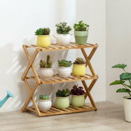 Detailed information about the product Flower Shelf Storage Decoration Indoor Solid Wood Multi-Layer Balcony Floor-Standing Living Room Meaty Iron Green Radish Basin 4 Layers 50cm