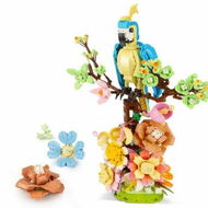 Detailed information about the product Flowers and Parrot Building Set 1162 Pcs Icons Cute Bird Succulent Botanical Collection Set Nice Gift for Blocks Lover