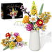 Flowers Bouquet Building Set, 1070PCS Wildflower Botanical Collection, Artificial Plant Flower Kit, No Vase. Available at Crazy Sales for $49.95
