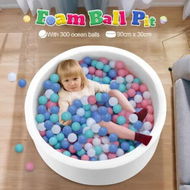 Detailed information about the product Foam Ball Pit Toy Pool Childrens Soft Play Ground Playpen Fence Activity Centre Barrier Babyroom Decoration 300pcs Ocean Balls Indoor Outdoor Area