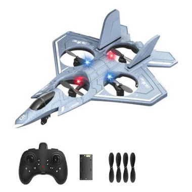 Foam Remote Control Airplanes RC Planes for Boys Girls Men Women 14 and Up, RC Airplane Fighter Jet with Light, 360 Degree Flip Fighter Jet Toys