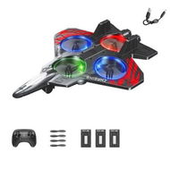 Detailed information about the product Foam Remote Control Airplanes, RC Planes with Light, RC Airplane Fighter Jet for Boys Girls Age 8 to 16, 360 Degree Flip, Red