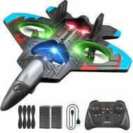 Detailed information about the product Foam Remote Control Airplanes RC Planes,RC Airplane Fighter Jet with Light,360 Degree Flip Fighter Jet Toy,Stunt Roll,Airplane Toy Gifts for Age3+