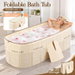 Foldable Bath Tub Soaking Bathtub Bathroom Portable Shower Cold Water Ice Hot Spa Collapsible Freestanding Modern Baby Bucket Thermal Lid Hood 150x80cm. Available at Crazy Sales for $89.90