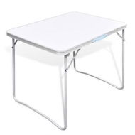 Detailed information about the product Foldable Camping Table With Metal Frame 80 X 60 Cm