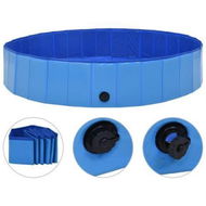 Detailed information about the product Foldable Dog Swimming Pool Blue 160x30 Cm PVC