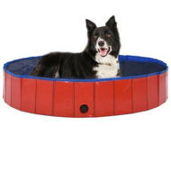 Detailed information about the product Foldable Dog Swimming Pool Red 160x30 Cm PVC