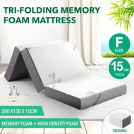 Detailed information about the product Foldable Foam Mattress Full size Trifold Sofa Bed Extra Thick Sleeping Floor Mat Portable Camping Travel Cushion