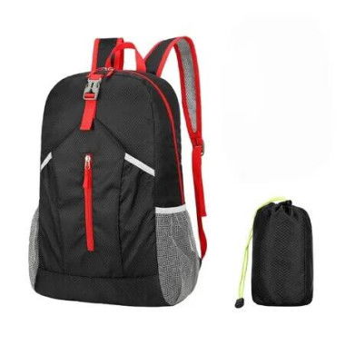 Foldable Hiking Backpack,Packable Ultra Lightweight Hiking Backpack,For Men Women Travel Camping Outdoor Backpack Color Black