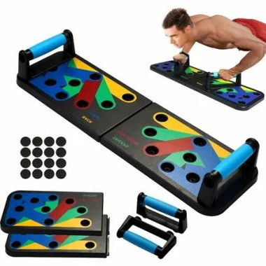 Foldable PushUp Stands Board Fitness,Workout Equipment,Adjustable Pushup Board,Portable Push-Up Board for Full Body Exercise