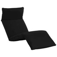 Detailed information about the product Foldable Sunlounger Oxford Fabric Black