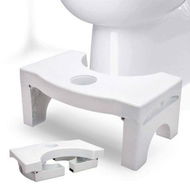 Detailed information about the product Foldable Toilet Potty Stool,7 Heavy Duty Plastic Portable Squatting Poop Foot Stool with Freshener Space,Bathroom Non-Slip Toilet Assistance Step Stool - Healthy Gifts for Kids Seniors