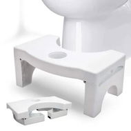 Detailed information about the product Foldable Toilet Potty Stool,7 Heavy Duty Plastic Portable Squatting Poop Foot Stool with Freshener Space,Bathroom Non-Slip Toilet Assistance Step Stool