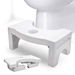 Foldable Toilet Potty Stool,7 Heavy Duty Plastic Portable Squatting Poop Foot Stool with Freshener Space,Bathroom Non-Slip Toilet Assistance Step Stool. Available at Crazy Sales for $39.99