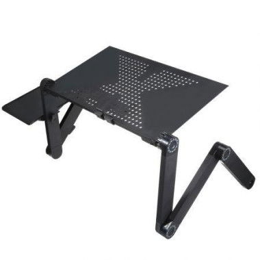 Folding Adjustable Laptop Notebook Desk Table Stand Bed Tray