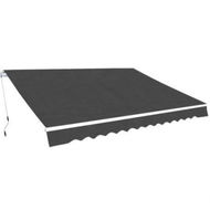 Detailed information about the product Folding Awning Manual Operated 400 cm Anthracite