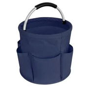 Detailed information about the product Folding Basket with Handles, Portable Picnic Baskets, Outdoor Beach Baskets, Garden Picking Baskets, Collapsible Bathroom Storage Baskets (Blue)