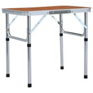 Detailed information about the product Folding Camping Table Aluminium 60x45 Cm