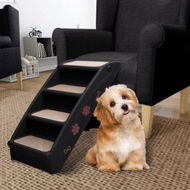 Detailed information about the product Folding Dog Stairs Black 62x40x49.5 Cm.