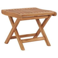 Detailed information about the product Folding Footrest 46.5x49x41.5 Cm Solid Teak Wood