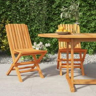 Detailed information about the product Folding Garden Chairs 2 Pcs 47x47x89 Cm Solid Wood Teak